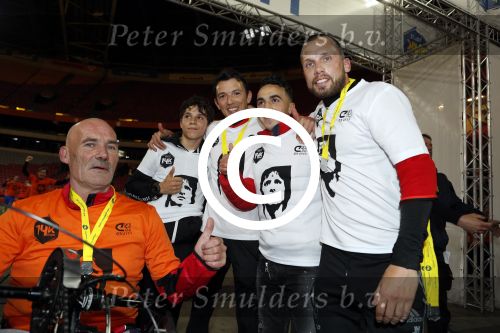 Amsterdam 25 april 2017
Huis Igone de JonghJohan Cruijff run van 14 km vanuit Olympisch stadon naar Arena. Johan Cruijff zou vandaag 70 geworden zijn. oa Estelle Cruijff Johnny Heitinga Sjaak Swart Erben Wennemars deden mee
