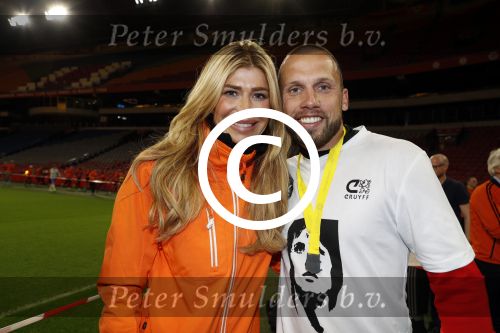 Amsterdam 25 april 2017
Huis Igone de JonghJohan Cruijff run van 14 km vanuit Olympisch stadon naar Arena. Johan Cruijff zou vandaag 70 geworden zijn. oa Estelle Cruijff Johnny Heitinga Sjaak Swart Erben Wennemars deden mee