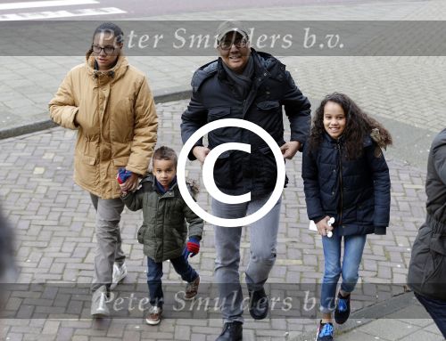 Amsterdam 13 februari 2016 
Premiere Zootropolis in het tropenmuseum. Jorgen Raymann met familieleden