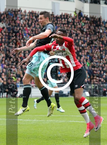 Eindhoven,23 April 2017 PSV-AJAX Seizoen 2016/2017, eindstand 1-0
Joshua Brenet