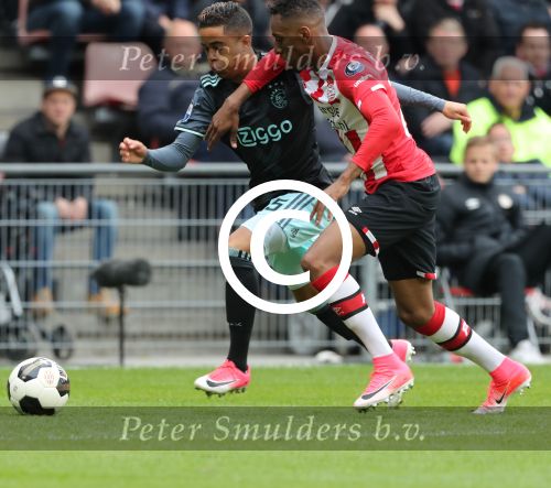 Eindhoven,23 April 2017 PSV-AJAX Seizoen 2016/2017, eindstand 1-0
Joshua Brenet