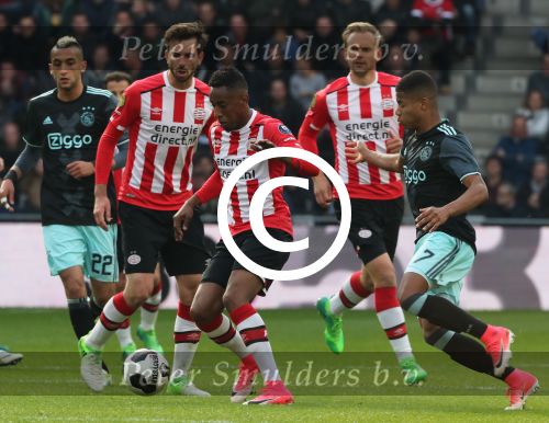 Eindhoven,23 April 2017 PSV-AJAX Seizoen 2016/2017, eindstand 1-0
Joshua Brenet