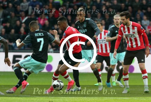 Eindhoven,23 April 2017 PSV-AJAX Seizoen 2016/2017, eindstand 1-0
Joshua Brenet