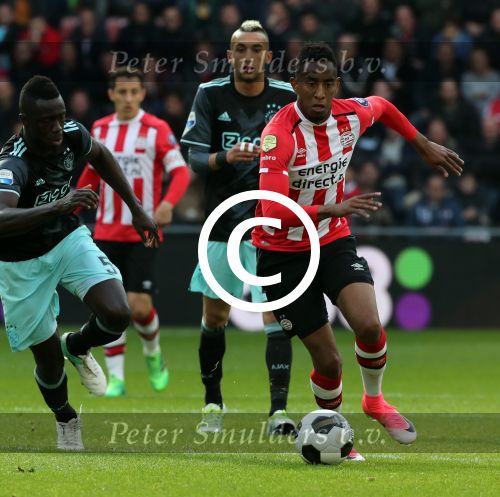 Eindhoven,23 April 2017 PSV-AJAX Seizoen 2016/2017, eindstand 1-0
Joshua Brenet
