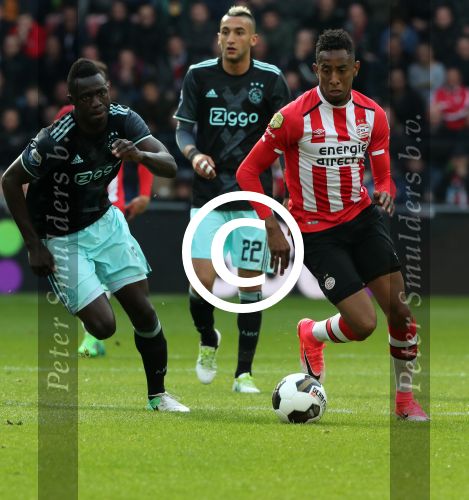 Eindhoven,23 April 2017 PSV-AJAX Seizoen 2016/2017, eindstand 1-0
Joshua Brenet