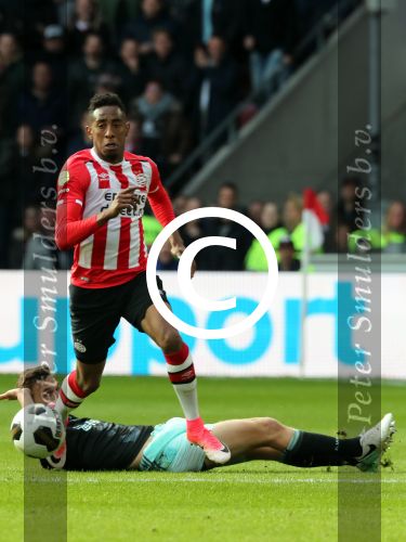 Eindhoven,23 April 2017 PSV-AJAX Seizoen 2016/2017, eindstand 1-0
Joshua Brenet