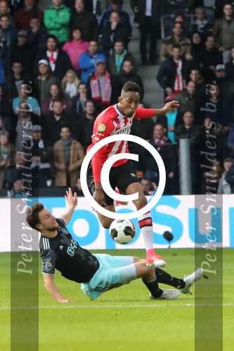 Eindhoven,23 April 2017 PSV-AJAX Seizoen 2016/2017, eindstand 1-0
Joshua Brenet