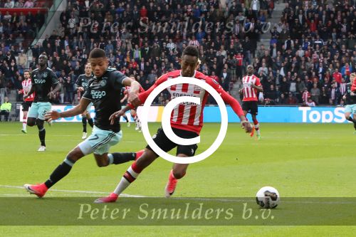 Eindhoven,23 April 2017 PSV-AJAX Seizoen 2016/2017, eindstand 1-0
Joshua Brenet