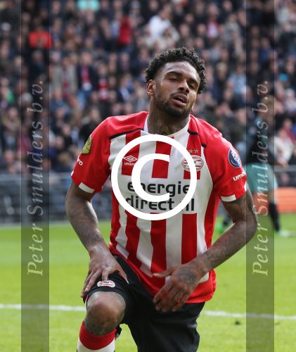 Eindhoven,23 April 2017 PSV-AJAX Seizoen 2016/2017, eindstand 1-0
Jurgen Locadia
