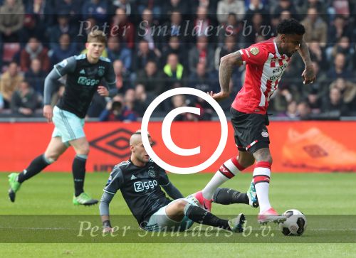 Eindhoven,23 April 2017 PSV-AJAX Seizoen 2016/2017, eindstand 1-0
Jurgen Locadia