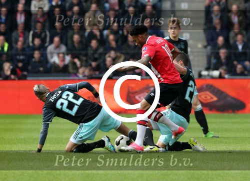 Eindhoven,23 April 2017 PSV-AJAX Seizoen 2016/2017, eindstand 1-0
Jurgen Locadia