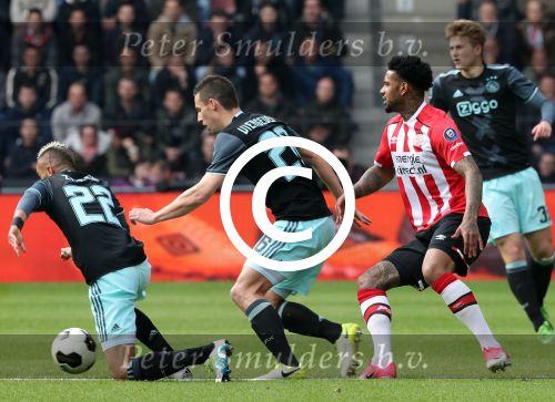 Eindhoven,23 April 2017 PSV-AJAX Seizoen 2016/2017, eindstand 1-0
Jurgen Locadia