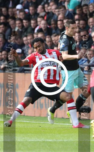 Eindhoven,23 April 2017 PSV-AJAX Seizoen 2016/2017, eindstand 1-0
Jurgen Locadia