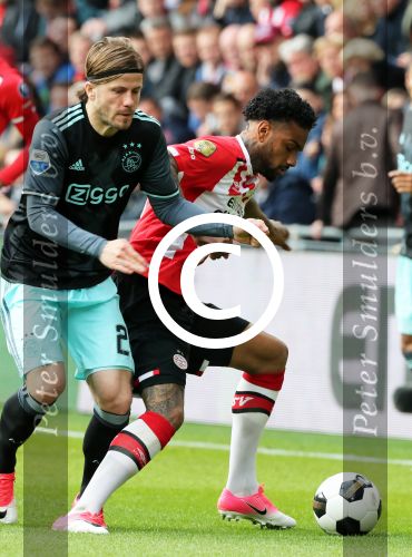 Eindhoven,23 April 2017 PSV-AJAX Seizoen 2016/2017, eindstand 1-0
Jurgen Locadia