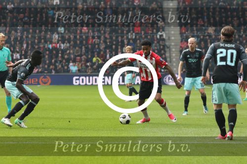 Eindhoven,23 April 2017 PSV-AJAX Seizoen 2016/2017, eindstand 1-0
Jurgen Locadia