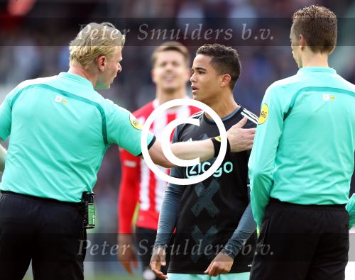 Eindhoven,23 April 2017 PSV-AJAX Seizoen 2016/2017, eindstand 1-0
Justin Kluivert