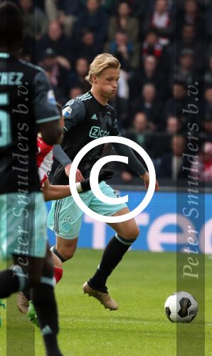 Eindhoven,23 April 2017 PSV-AJAX Seizoen 2016/2017, eindstand 1-0
Kasper Dolberg