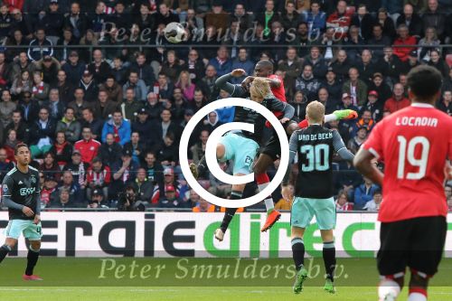 Eindhoven,23 April 2017 PSV-AJAX Seizoen 2016/2017, eindstand 1-0
Kasper Dolberg