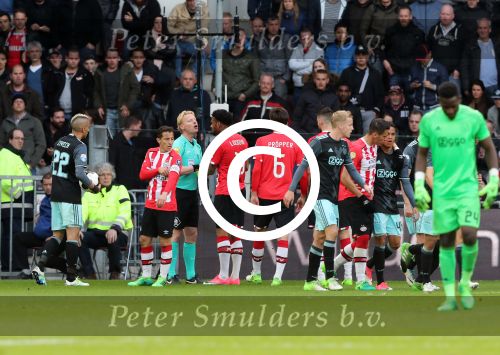 Eindhoven,23 April 2017 PSV-AJAX Seizoen 2016/2017, eindstand 1-0
Kevin Blom