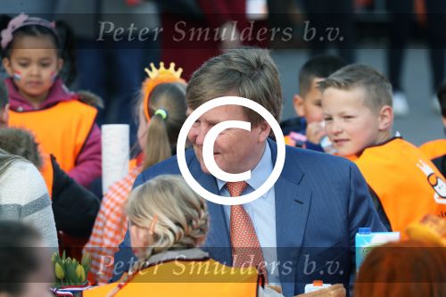 Veghel, 21 April 2017
Koningsspelen bij basisschool De Vijfmaster met Koningin Maxima en Koning Willem Alexander en Richard Krajicek