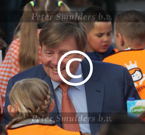 Veghel, 21 April 2017
Koningsspelen bij basisschool De Vijfmaster met Koningin Maxima en Koning Willem Alexander en Richard Krajicek