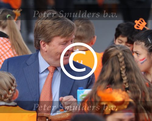 Veghel, 21 April 2017
Koningsspelen bij basisschool De Vijfmaster met Koningin Maxima en Koning Willem Alexander en Richard Krajicek