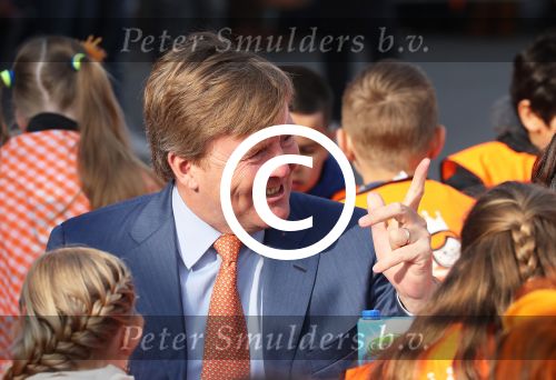 Veghel, 21 April 2017
Koningsspelen bij basisschool De Vijfmaster met Koningin Maxima en Koning Willem Alexander en Richard Krajicek