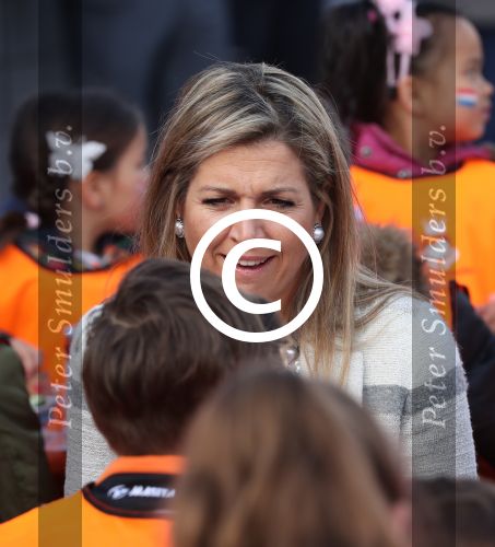 Veghel, 21 April 2017
Koningsspelen bij basisschool De Vijfmaster met Koningin Maxima en Koning Willem Alexander en Richard Krajicek