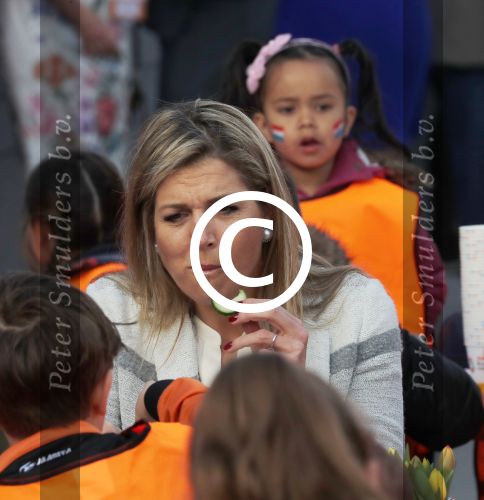 Veghel, 21 April 2017
Koningsspelen bij basisschool De Vijfmaster met Koningin Maxima en Koning Willem Alexander en Richard Krajicek
