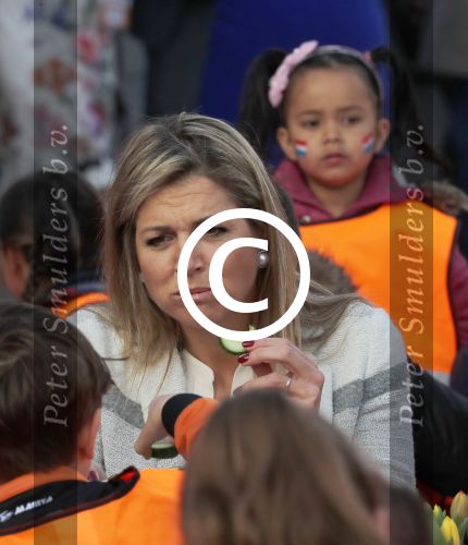 Veghel, 21 April 2017
Koningsspelen bij basisschool De Vijfmaster met Koningin Maxima en Koning Willem Alexander en Richard Krajicek