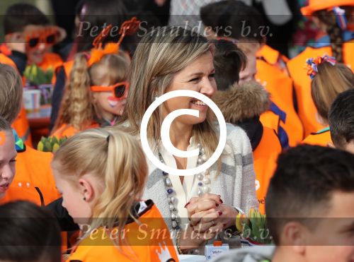 Veghel, 21 April 2017
Koningsspelen bij basisschool De Vijfmaster met Koningin Maxima en Koning Willem Alexander en Richard Krajicek