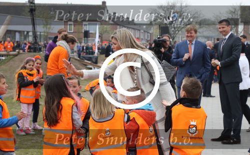Veghel, 21 April 2017
Koningsspelen bij basisschool De Vijfmaster met Koningin Maxima en Koning Willem Alexander en Richard Krajicek