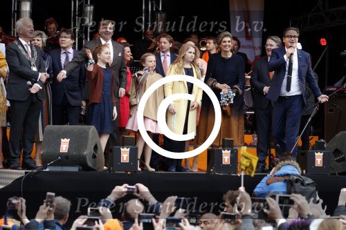 Tilburg 27 april 2017
Koningsdag in Tilburg. 
Koningin Maxima