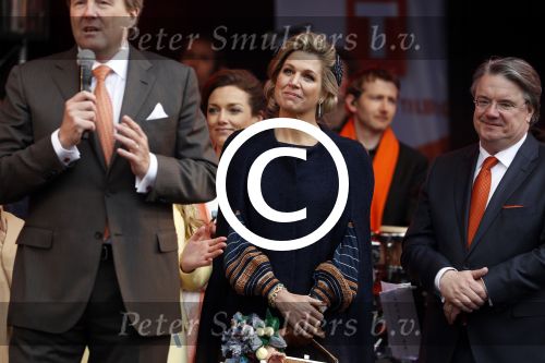 Tilburg 27 april 2017
Koningsdag in Tilburg. 
Koningin Maxima