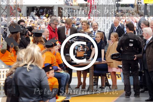 Tilburg 27 april 2017
Koningsdag in Tilburg. 
Koningin Maxima