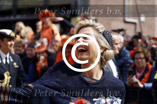 Tilburg 27 april 2017
Koningsdag in Tilburg. 
Koningin Maxima