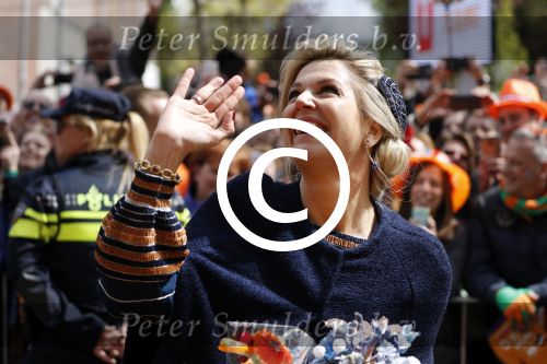 Tilburg 27 april 2017
Koningsdag in Tilburg. 
Koningin Maxima