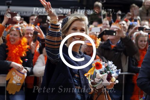 Tilburg 27 april 2017
Koningsdag in Tilburg. 
Koningin Maxima