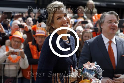 Tilburg 27 april 2017
Koningsdag in Tilburg. 
Koningin Maxima