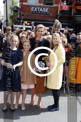 Tilburg 27 april 2017
Koningsdag in Tilburg. 
Koningin Maxima