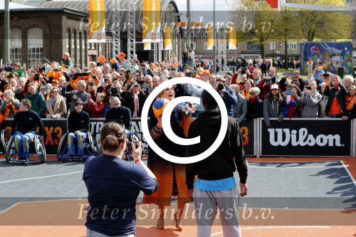 Tilburg 27 april 2017
Koningsdag in Tilburg. 
Koningin Maxima