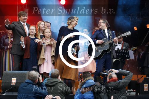 Tilburg 27 april 2017
Koningsdag in Tilburg. 
Koningin Maxima