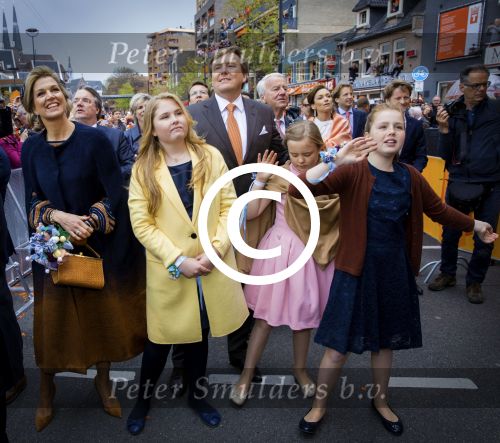 Tilburg 27 april 2017
Koningsdag in Tilburg. 
Koningin Maxima