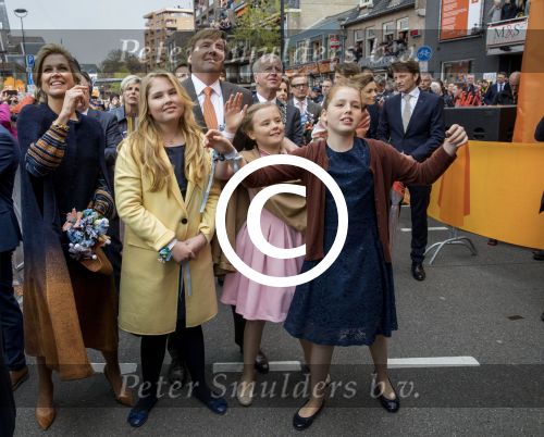 Tilburg 27 april 2017
Koningsdag in Tilburg. 
Koningin Maxima
