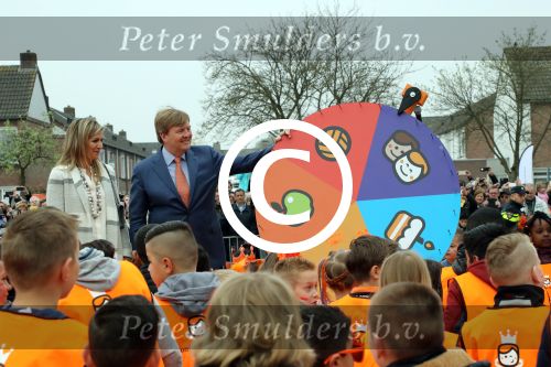 Veghel, 21 April 2017
Koningsspelen bij basisschool De Vijfmaster met Koningin Maxima en Koning Willem Alexander en Richard Krajicek