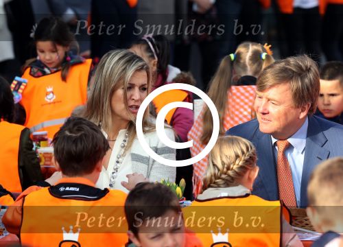 Veghel, 21 April 2017
Koningsspelen bij basisschool De Vijfmaster met Koningin Maxima en Koning Willem Alexander en Richard Krajicek