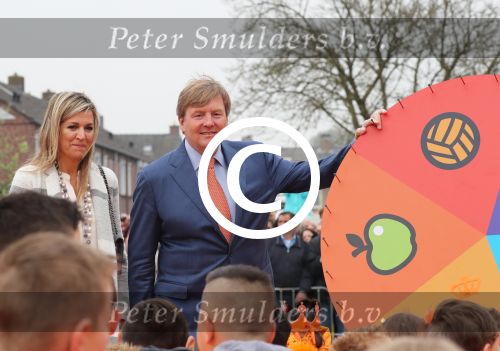 Veghel, 21 April 2017
Koningsspelen bij basisschool De Vijfmaster met Koningin Maxima en Koning Willem Alexander en Richard Krajicek