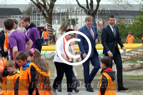 Veghel, 21 April 2017
Koningsspelen bij basisschool De Vijfmaster met Koningin Maxima en Koning Willem Alexander en Richard Krajicek