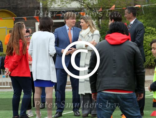 Veghel, 21 April 2017
Koningsspelen bij basisschool De Vijfmaster met Koningin Maxima en Koning Willem Alexander en Richard Krajicek