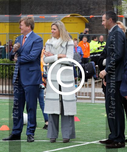 Veghel, 21 April 2017
Koningsspelen bij basisschool De Vijfmaster met Koningin Maxima en Koning Willem Alexander en Richard Krajicek